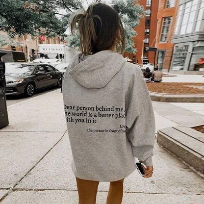 "Dear Person Behind Me" Hoodie