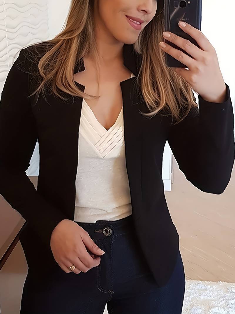 Elegant långärmad blazer