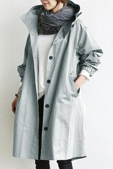 Vattenavvisande trenchcoat