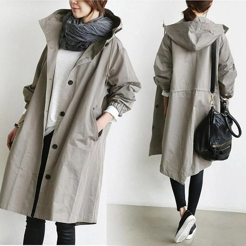 Vattenavvisande trenchcoat