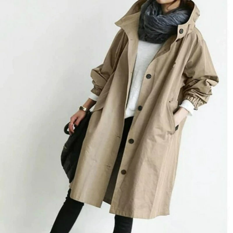 Vattenavvisande trenchcoat