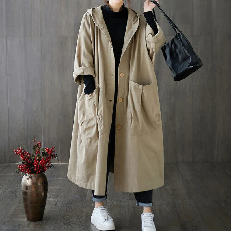 Trenchcoat med oversized look